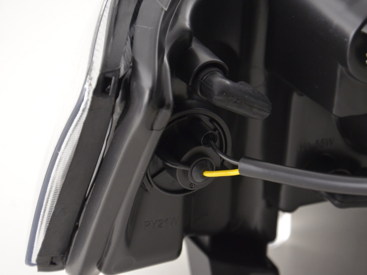 Scheinwerfer Set Daylight LED TFL-Optik Audi A6 Typ 4B 01-04 schwarz für Rechtslenker Scheinwerfer Set Daylight LED TFL-Optik Audi A6 Typ 4B 01-04 schwarz für Rechtslenker